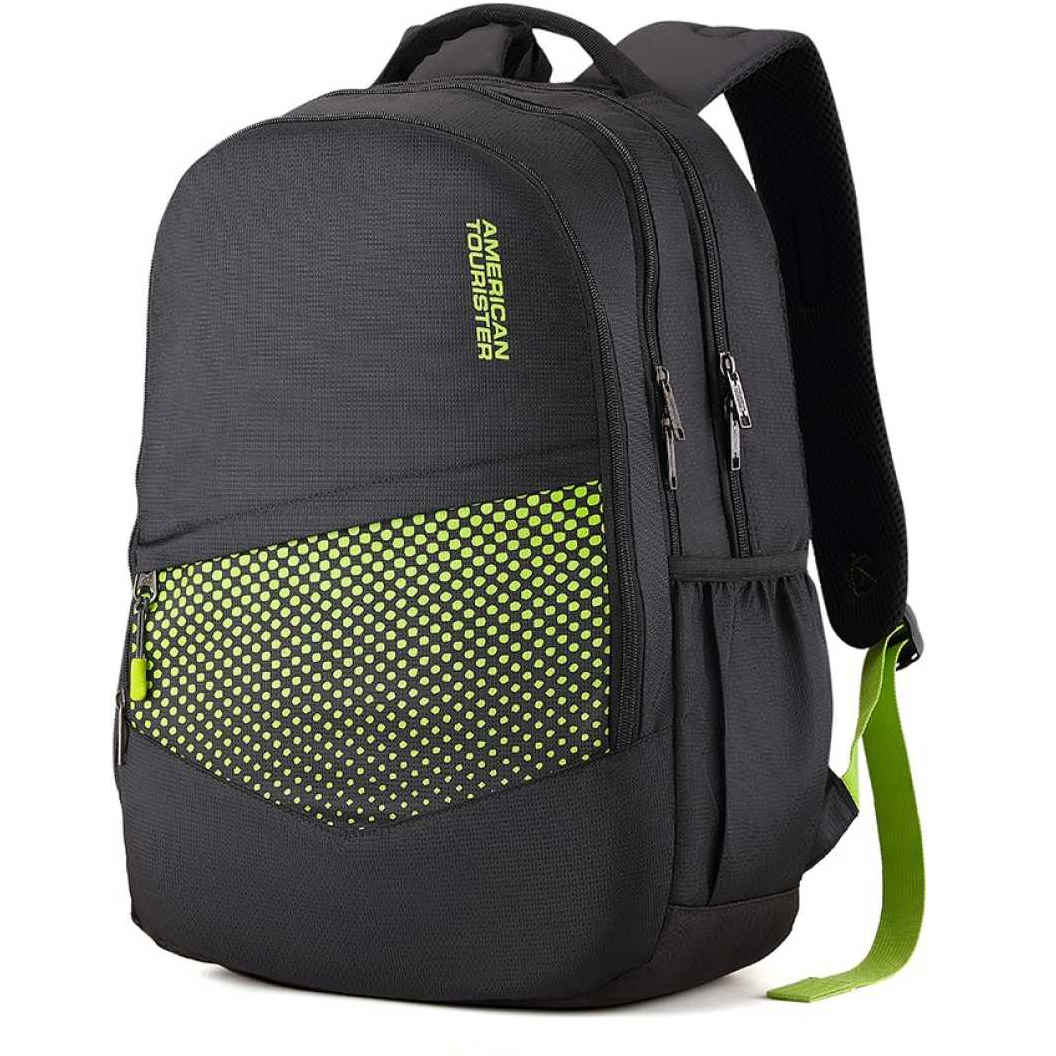 Mist Sch Bag 29.5 L Backpack  (Green, Black)